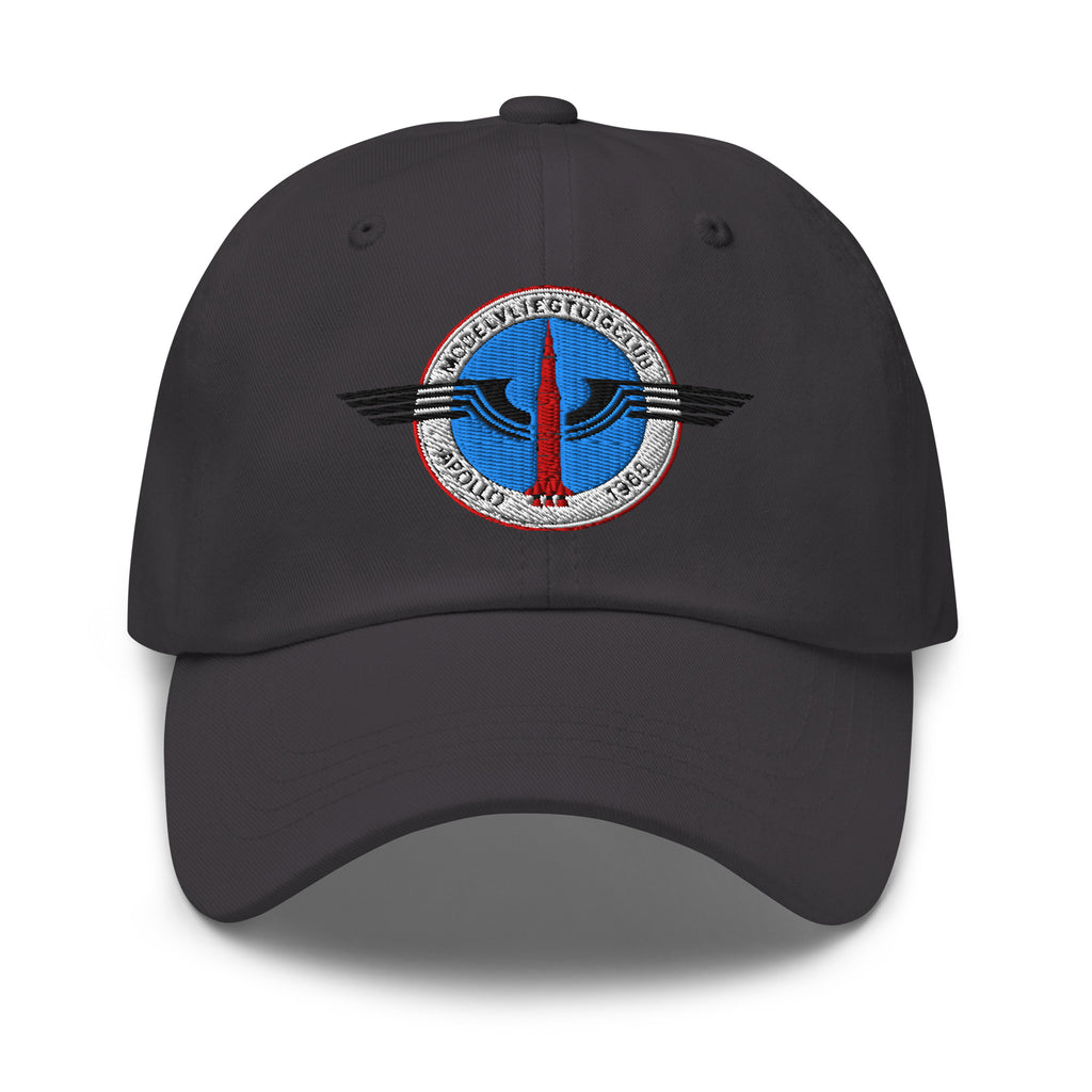 Dad cap met geborduurd MVC-Apollo '68-logo