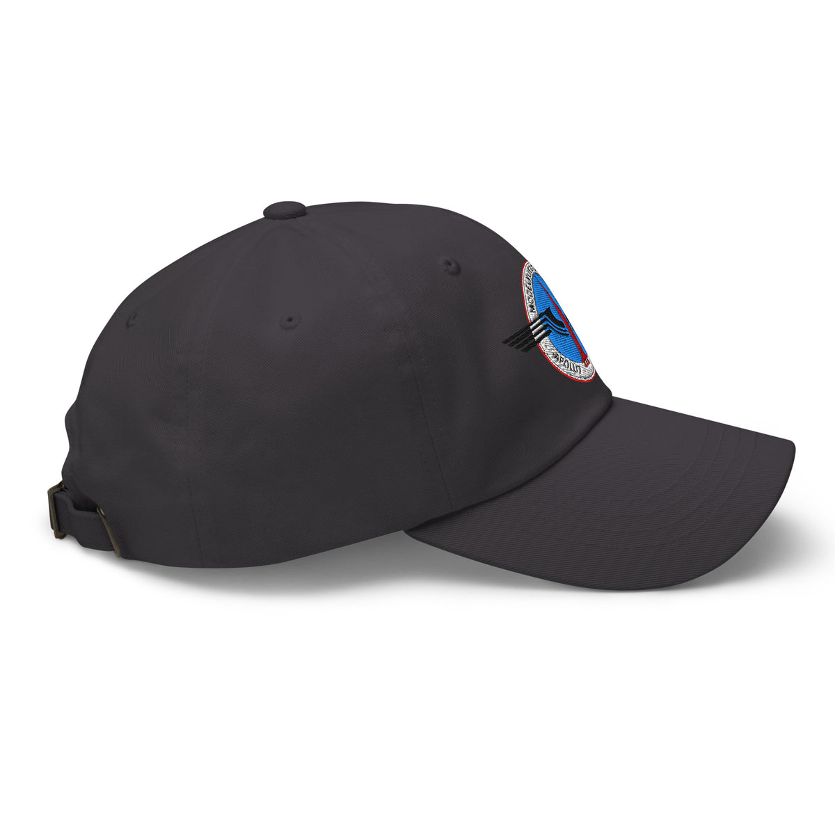 Dad cap met geborduurd MVC-Apollo '68-logo