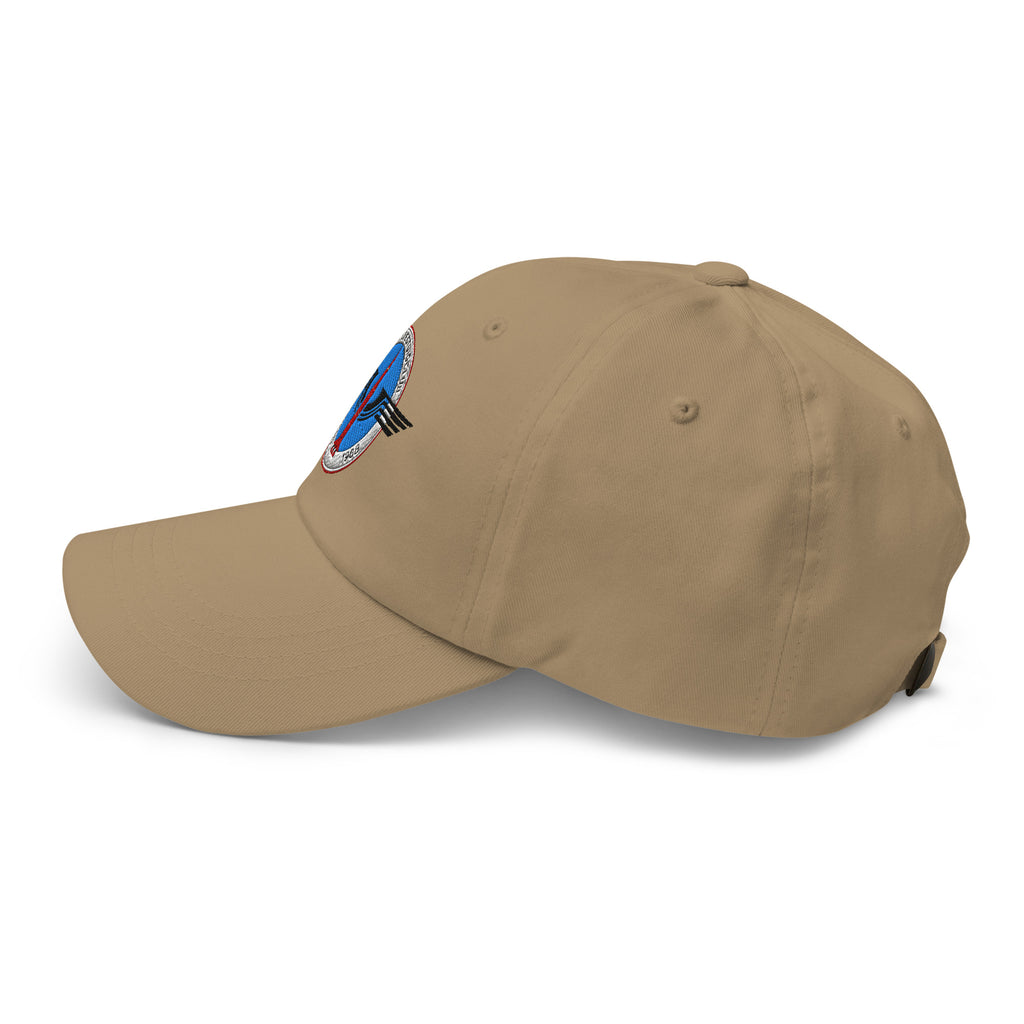 Dad cap met geborduurd MVC-Apollo '68-logo
