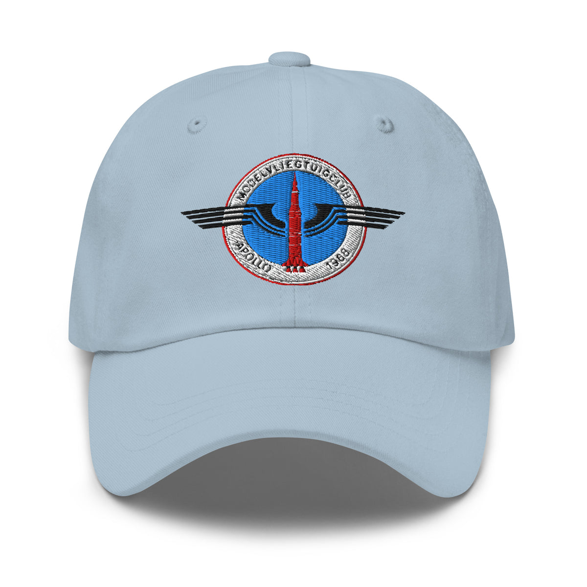 Dad cap met geborduurd MVC-Apollo '68-logo