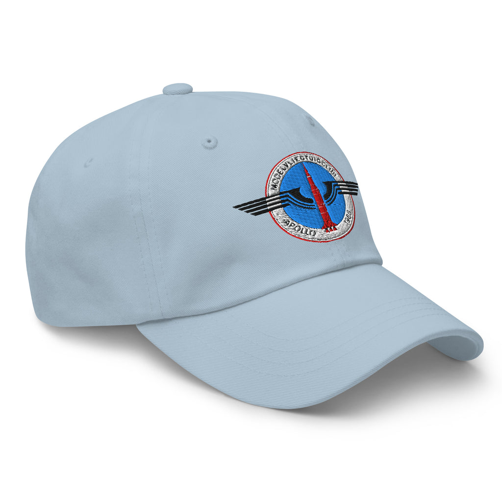 Dad cap met geborduurd MVC-Apollo '68-logo