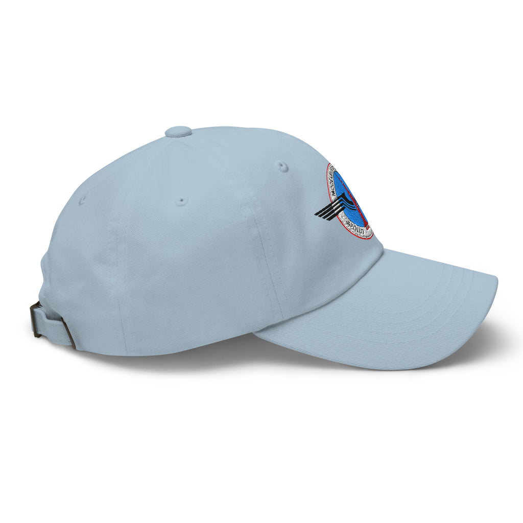 Dad cap met geborduurd MVC-Apollo '68-logo
