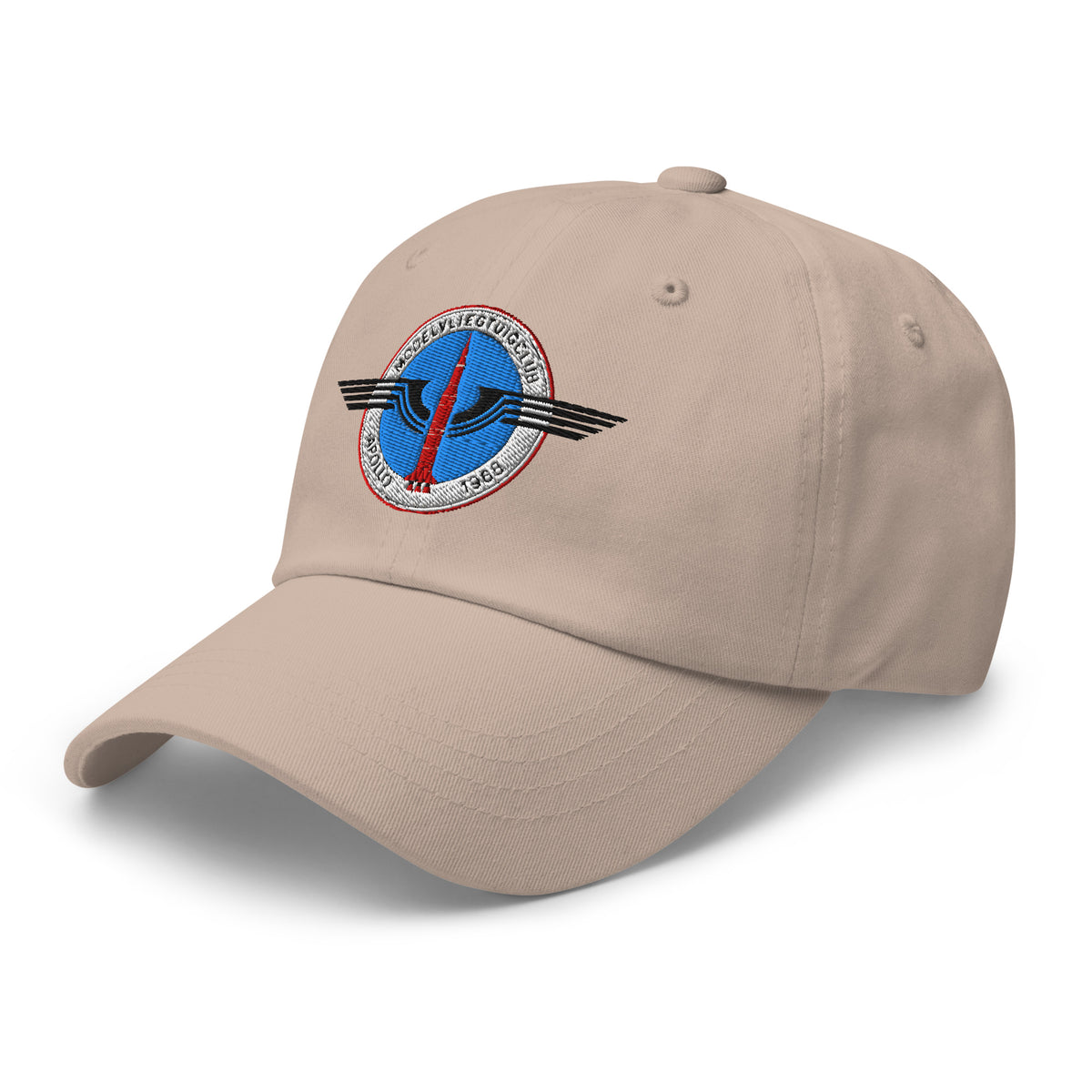Dad cap met geborduurd MVC-Apollo '68-logo