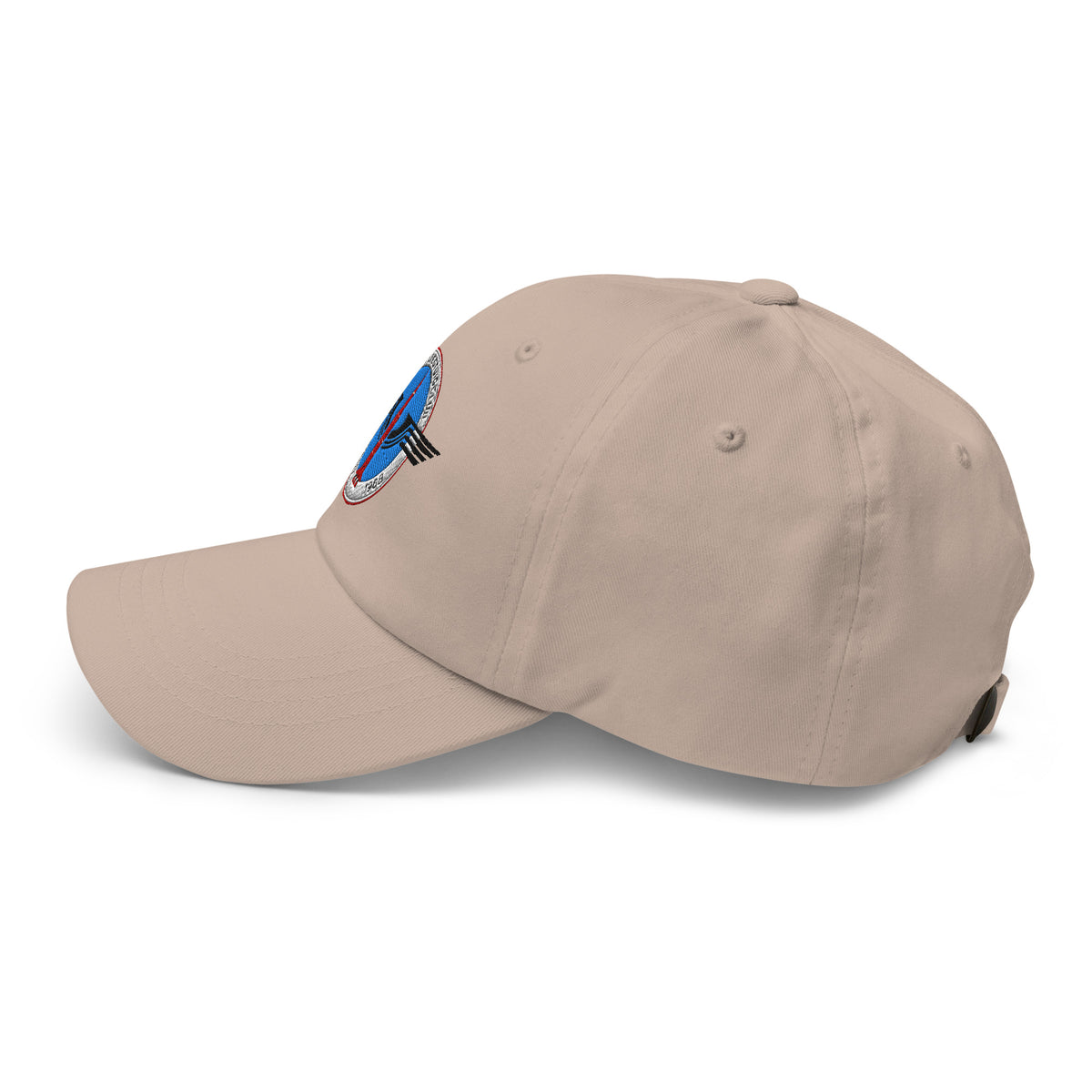 Dad cap met geborduurd MVC-Apollo '68-logo
