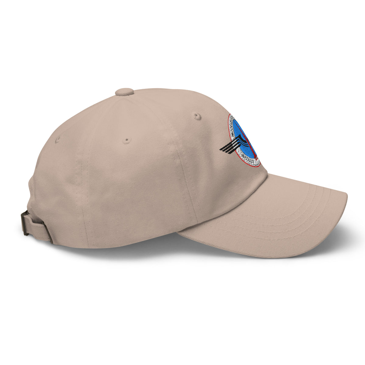 Dad cap met geborduurd MVC-Apollo '68-logo
