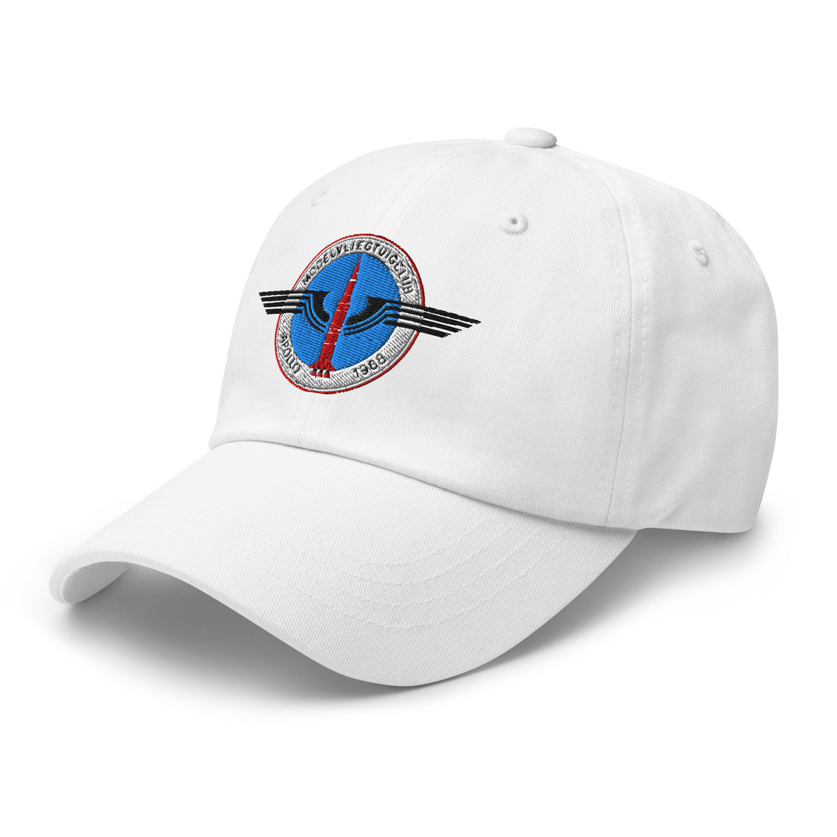 Dad cap met geborduurd MVC-Apollo '68-logo