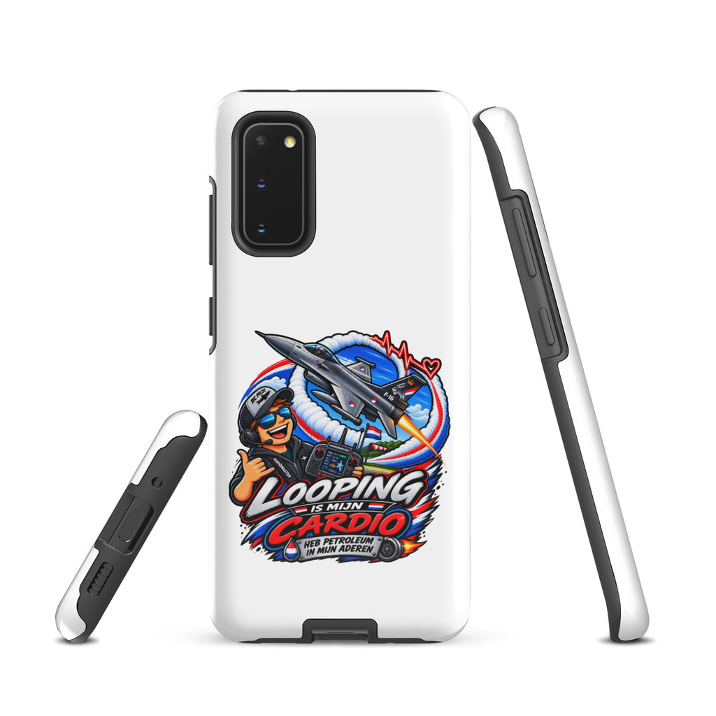 Samsung Galaxy Handyhülle mit F-16 im Looping