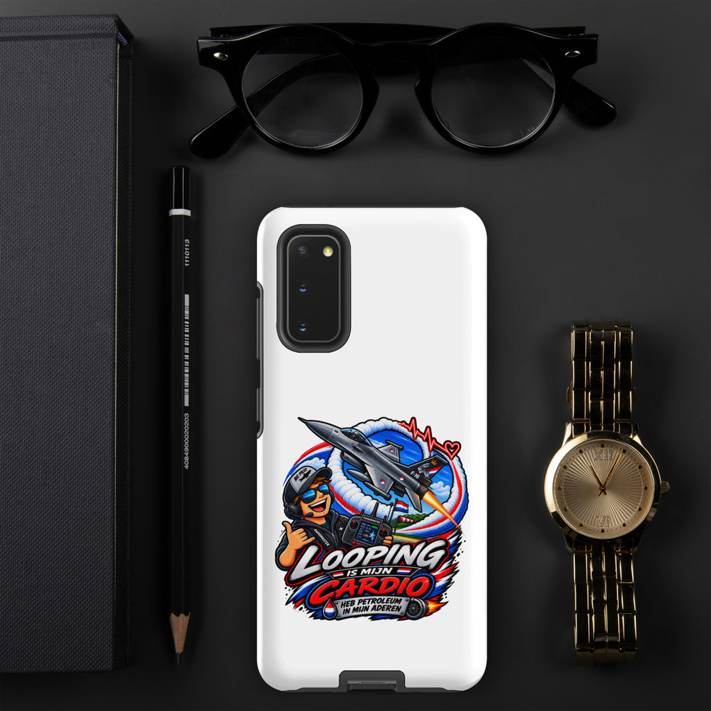 Samsung Galaxy Handyhülle mit F-16 im Looping